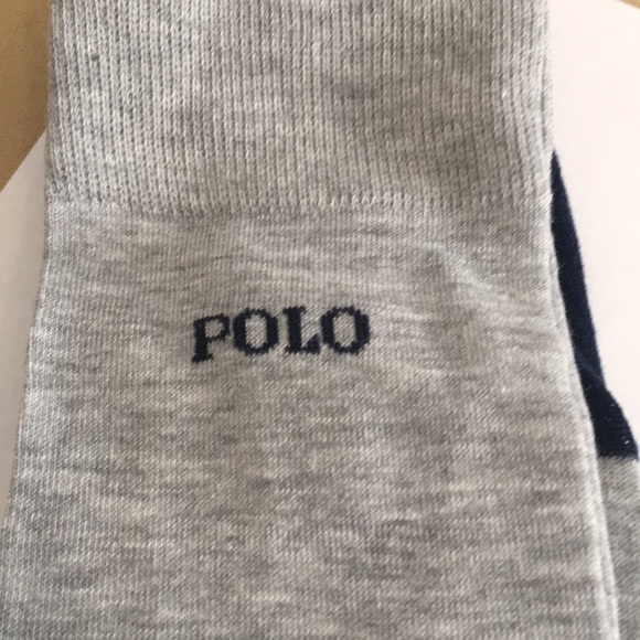 SOLD Polo Ralph Lauren 3 Pairs Dress Socks Blue/Gray - Picture 5 of 9